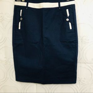 EUROPEAN ORSAY COTTON BLEND NAVY BLUE BUSSINESS